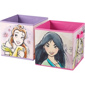 image:imageIdea Nuova LOL Surprise Set of Two Spacious Collpasible Storage Cubes 10x10Princess  Multicolor