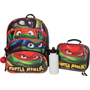 image:imageLOL Surprise 5 Piece Backpack Set for Girls OMG Brush Glitter Sequin 16 School Bag Black and GoldTmnt