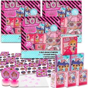 image:imageLOL Surprise 60Piece Party Favors Bulk Set  Unisex Kids Birthday Party Favors Classroom Prizes Multicolor Cartoon Theme