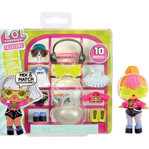 image:imageLOL Surprise Fashion Packs Music Party Style  6 Unique Styles Each 3 Outfits 2 Pairs of Shoes 4 Accessories  Mix and Match to Create Tons of New Looks  Gift for Girls Age 4