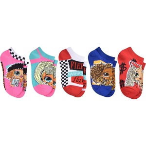 image:imageLOL Surprise Girls OMG Dolls No Show SocksPink 5 Pack