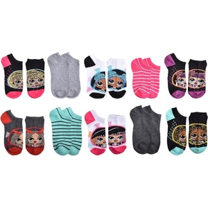 image:imageLOL Surprise Girls OMG Dolls No Show SocksWhite 10 Pack