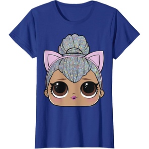 image:imageLOL Surprise Kitty Queen Big Face TShirtRoyal Blue