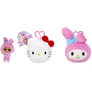 image:imageLOL Surprise Loves Hello Kitty and Friends Reversible Plush  Blind Plush with Matching Tot Sanrio Characters OnTheGo Play 5 Surprises 6 Adorable Styles