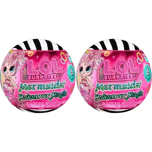 image:imageLOL Surprise Mermaids Makeover Magic Tots with DIY Wearable Lip Gloss Makeup for You and Your Doll Fun Water Play Gift for Kids Ages 4Onesize Pack of 2