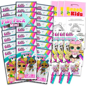 image:imageLOL Surprise Mini Party Favors Set for Kids  Bundle with 24 Mini Grab n Go Play Packs with Coloring Pages Stickers and More  LOL Surprise Birthday Party Supplies