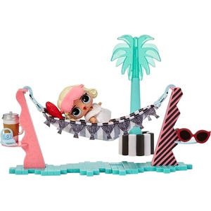 image:imageLOL Surprise OMG House of Surprises Vacay Lounge Playset Leading Baby Collectible Doll with 8 Surprises Dollhouse Accessories Holiday Toy Great Gift Kids Ages 4 5 6 Years Old amp CollectorsMulticolor