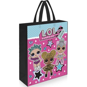 image:imageLOL Surprise Pink Plasic Tote Bag  13 x 11 1 Pc  Perfect for Kids Birthdays Treats and Gifts