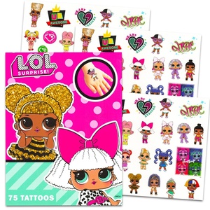 image:imageLOL Surprise Tattoos Bundle  75 LOL Surprise Tattoos Temporary for Kids Party Favors  LOL Surprise Temporary Tattoos Party Supplies for Girls