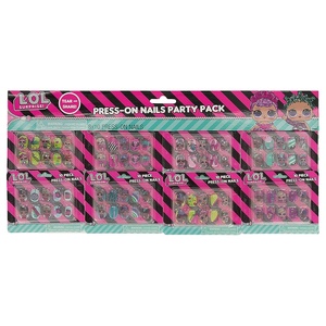 image:imageTaste Beauty LOL Surprise FauxNail Party Set for Kids TearandShare Set 80 Faux Nails