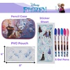 image:imageInnovative Designs LOL Surprise Dolls Pencil Case Set with LOL Stickers and Gel Pens for Girls Molded with Zip Closure PinkFrozen
