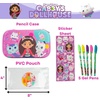 image:imageInnovative Designs LOL Surprise Dolls Pencil Case Set with LOL Stickers and Gel Pens for Girls Molded with Zip Closure PinkGabby Dollhouse