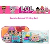 image:imageInnovative Designs LOL Surprise Dolls Pencil Case Set with LOL Stickers and Gel Pens for Girls Molded with Zip Closure PinkLOL Surprise