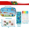image:imageInnovative Designs LOL Surprise Dolls Pencil Case Set with LOL Stickers and Gel Pens for Girls Molded with Zip Closure PinkSuperMario