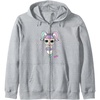 image:imageLOL Surprise Unicorn Doll Purple Spotlight Sparkles Zip HoodieHeather Grey
