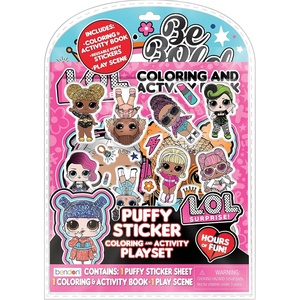 image:imageBendon LOL Surprise Puffy Sticker Coloring and Activity Playset BookLOL Surprise