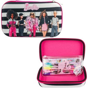 image:imageInnovative Designs LOL Surprise Dolls Pencil Case Set with LOL Stickers and Gel Pens for Girls Molded with Zip Closure PinkBarbie