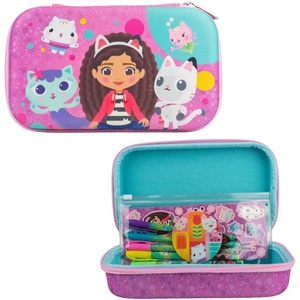 image:imageInnovative Designs LOL Surprise Dolls Pencil Case Set with LOL Stickers and Gel Pens for Girls Molded with Zip Closure PinkGabby Dollhouse