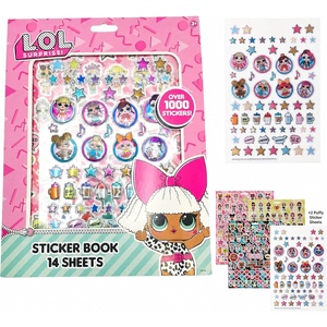 image:imageLOL Surprise 14 Sheet Sticker Book Set Including Puffy Stickers 1200 Featuring LOL Dolls
