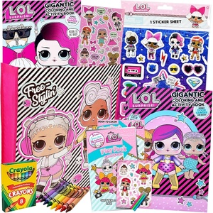 image:imageLOL Surprise Activity Set for Girls 7 Pack Includes 3 LOL Surprise Dolls Coloring Books 70 Stickers Play Pack Crayons and More Ages 3 to 10