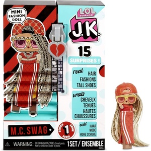 image:imageLOL Surprise JK Mini Fashion Doll MC Swag with 15 Surprises Including Dress Up Doll Outfits Exclusive Accessories  Gifts for Girls and Mix Match Toys for Kids 415 YearsCasual