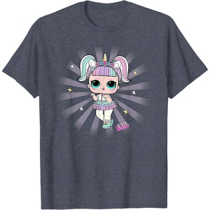 image:imageLOL Surprise Unicorn Doll Purple Spotlight Sparkles TShirtHeather Blue