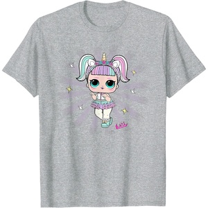 image:imageLOL Surprise Unicorn Doll Purple Spotlight Sparkles TShirtHeather Grey