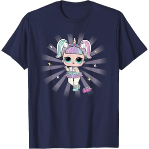 image:imageLOL Surprise Unicorn Doll Purple Spotlight Sparkles TShirtNavy Blue