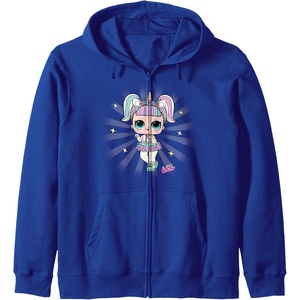 image:imageLOL Surprise Unicorn Doll Purple Spotlight Sparkles Zip HoodieRoyal Blue