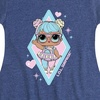 image:imageHYBRID APPAREL  LOL Surprise Dolls  Bon Bon Doll  Toddler amp Youth Girls Fit amp Flare DressHeather Navy