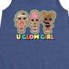 image:imageHYBRID APPAREL  LOL Surprise Dolls  U Glow Girl  Girl Group  Toddler amp Youth Girls Aline DressHeather Navy