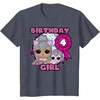 image:imageLOL Surprise 4th Birthday Girl TShirtHeather Blue