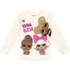 image:imageLOL Surprise Girls Fleece Sweatshirt and Jogger Pants Outfit Set Little Kid to Big Kid Sizes 41820Pink  White