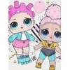 image:imageLOL Surprise Girls Lol Surprise Girls 2 Pack TShirt Bundle Light BlueLight Pink 66xLight BlueIvory