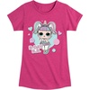 image:imageHYBRID APPAREL  LOL Surprise Dolls  BDay BB Besties Celebrate Birthdays  Toddler amp Youth Girls Short Sleeve TShirtHeather Fuchsia