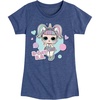 image:imageHYBRID APPAREL  LOL Surprise Dolls  BDay BB Besties Celebrate Birthdays  Toddler amp Youth Girls Short Sleeve TShirtHeather Navy