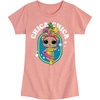 image:imageHYBRID APPAREL  LOL Surprise Dolls  Chica Chica Tropical  Toddler amp Youth Girls Short Sleeve Graphic TShirtDesert Pink