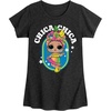 image:imageHYBRID APPAREL  LOL Surprise Dolls  Chica Chica Tropical  Toddler amp Youth Girls Short Sleeve Graphic TShirtHeather Black