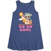 image:imageHYBRID APPAREL  LOL Surprise Dolls  Go Go Gurl  Sunshine amp Flowers  Toddler amp Youth Girls Aline DressHeather Navy