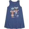 image:imageHYBRID APPAREL  LOL Surprise Dolls  LOL Hi Bae  Toddler amp Youth Girls Aline DressHeather Navy