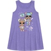 image:imageHYBRID APPAREL  LOL Surprise Dolls  LOL Hi Bae  Toddler amp Youth Girls Aline DressPurple