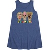 image:imageHYBRID APPAREL  LOL Surprise Dolls  U Glow Girl  Girl Group  Toddler amp Youth Girls Aline DressHeather Navy