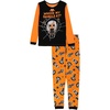 image:imageLOL Surprise Girls 2piece Snugfit Cotton Pajama Set Soft amp Cute for KidsBlack and Orange