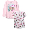 image:imageLOL Surprise Girls Lol Surprise 2piece Short Sleeve Tee amp Long Sleeve TShirt Bundle Set  Girls Sizes 416WhiteLight Pink