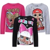 image:imageLOL Surprise Girls Long Sleeve Shirt 3 Pack for Little and Big GirlsPink