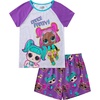 image:imageLOL Surprise Girls Short Sleeve T Shirt and Shorts Set for Little and Big KidsLight Grey