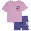 image:imageLOL Surprise girls Lol Surprise Oversize Tshirt amp Bike Short Bundle SetLilacPurple