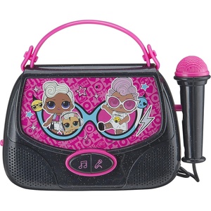 image:imageEKids LOL Surprise Portable Karaoke Machine  with Microphone for Sing Along for Children from 3 Years