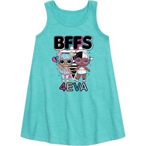 image:imageHYBRID APPAREL  LOL Surprise Dolls  BFFs 4Eva Bon Bon amp Snuggle Babe  Toddler amp Youth Girls Aline DressTurquoise
