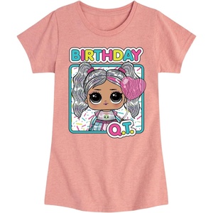 image:imageHYBRID APPAREL  LOL Surprise Dolls  Birthday QT  Celebrate  Toddler amp Youth Girls Short Sleeve Graphic TShirtDesert Pink
